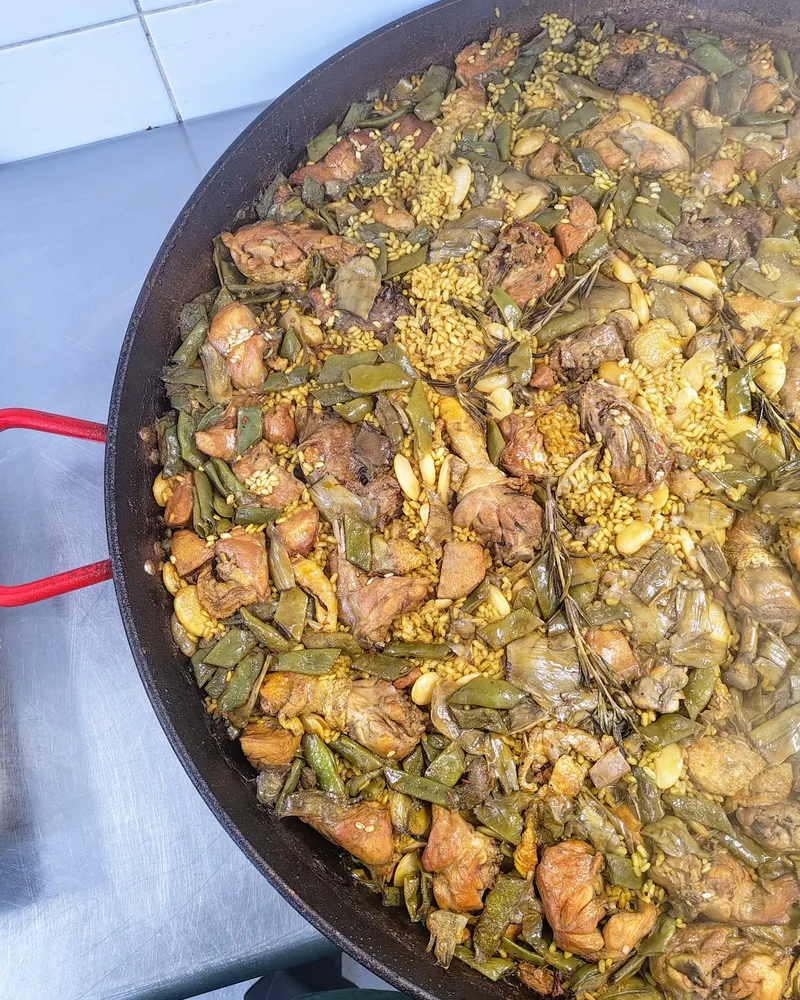 Paella Valenciana cooked for events - Spanish catering Bangkok